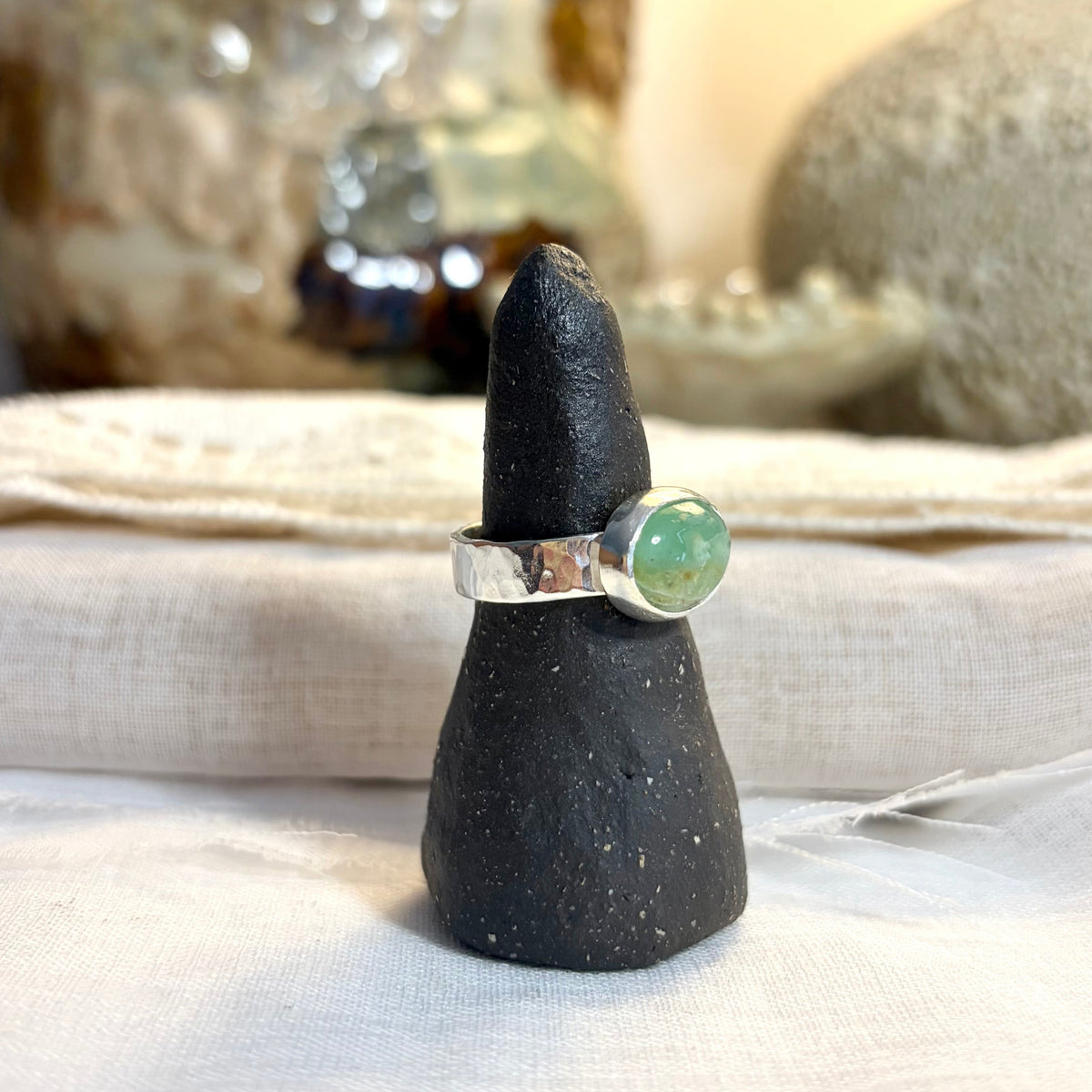 Peruvian Opal Ring | Size 7.25 / Size O