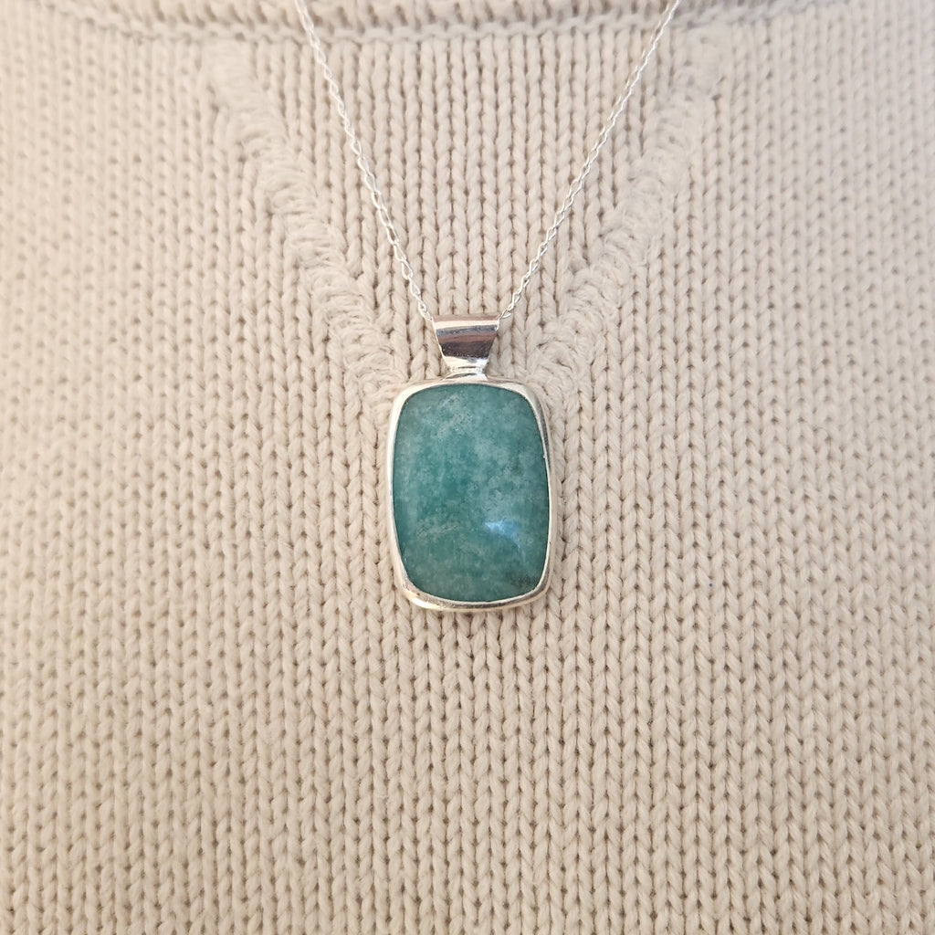 Amazonite Necklace Pendant