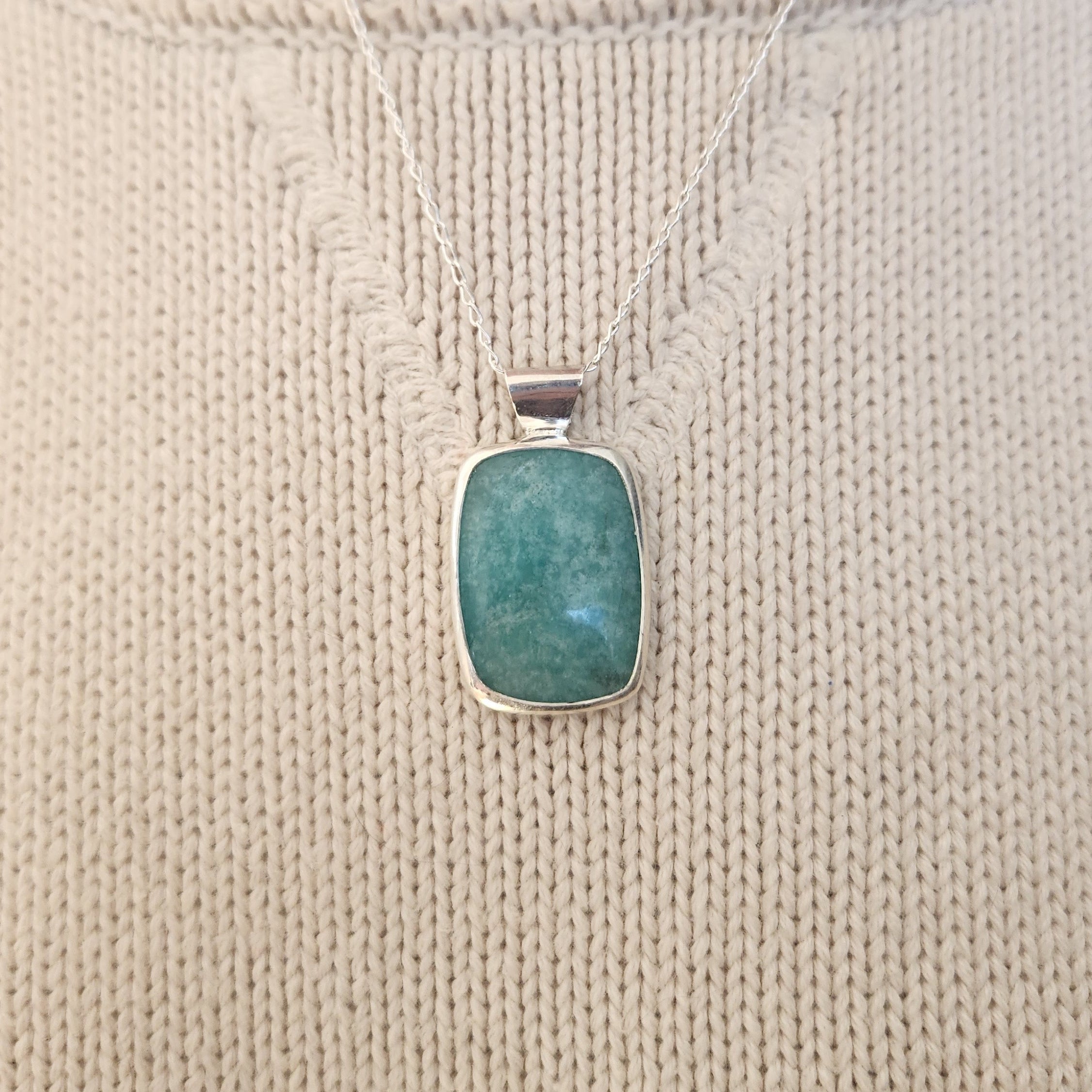 Amazonite Necklace Pendant