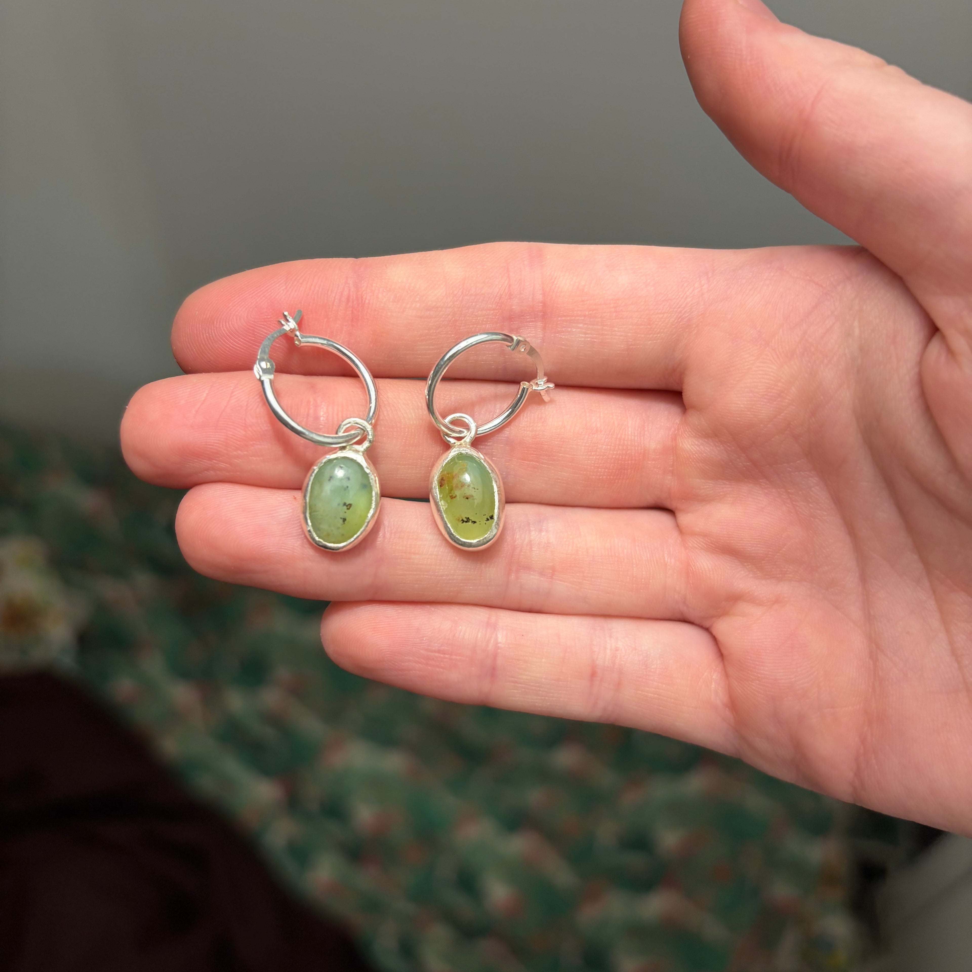 Peruvian Opal Earrings