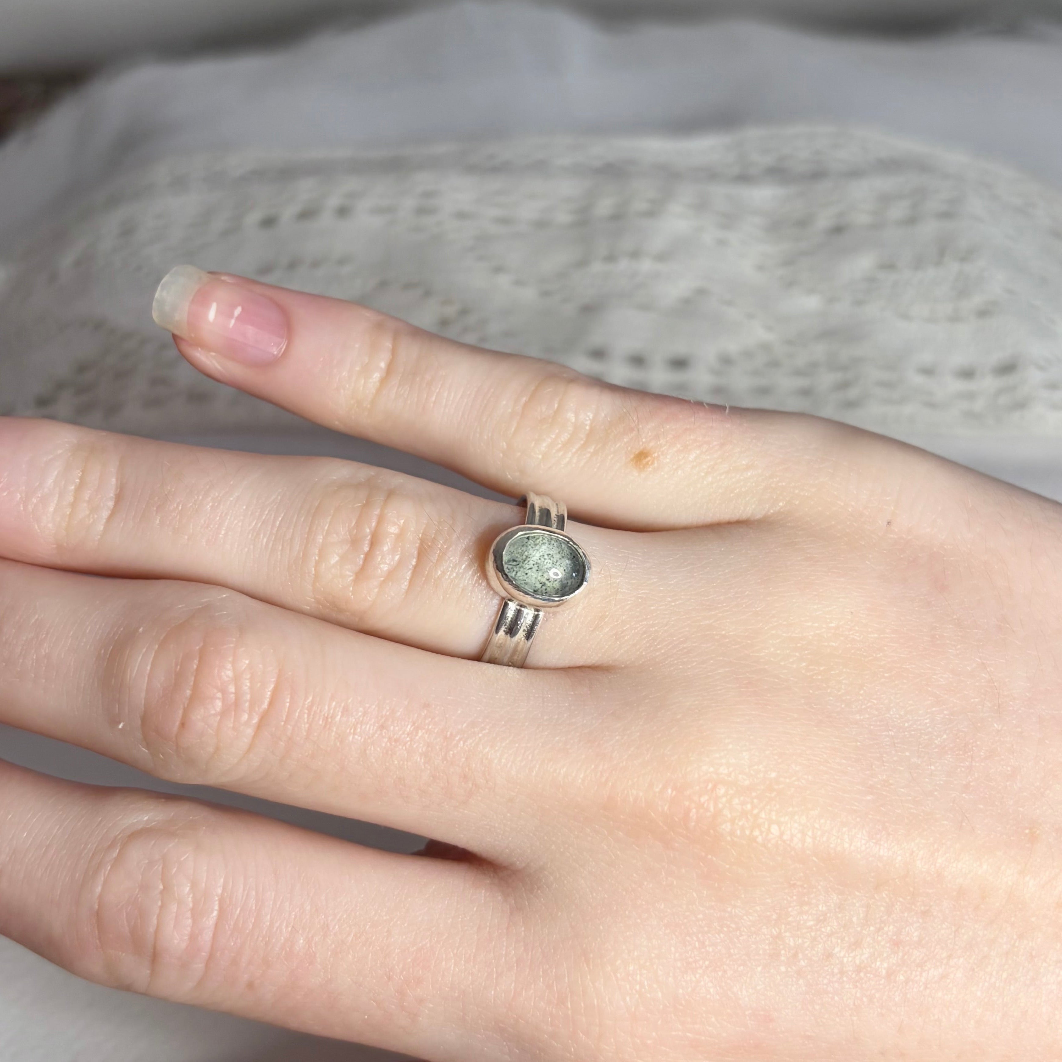 Moss Aquamarine Ring | Size 5.25 / Size K