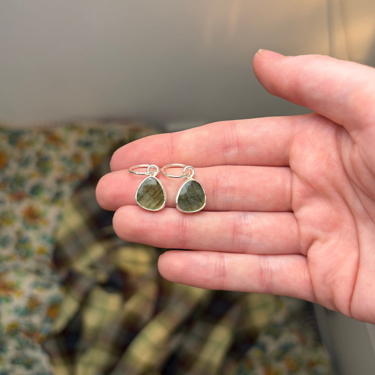 Labradorite Earrings