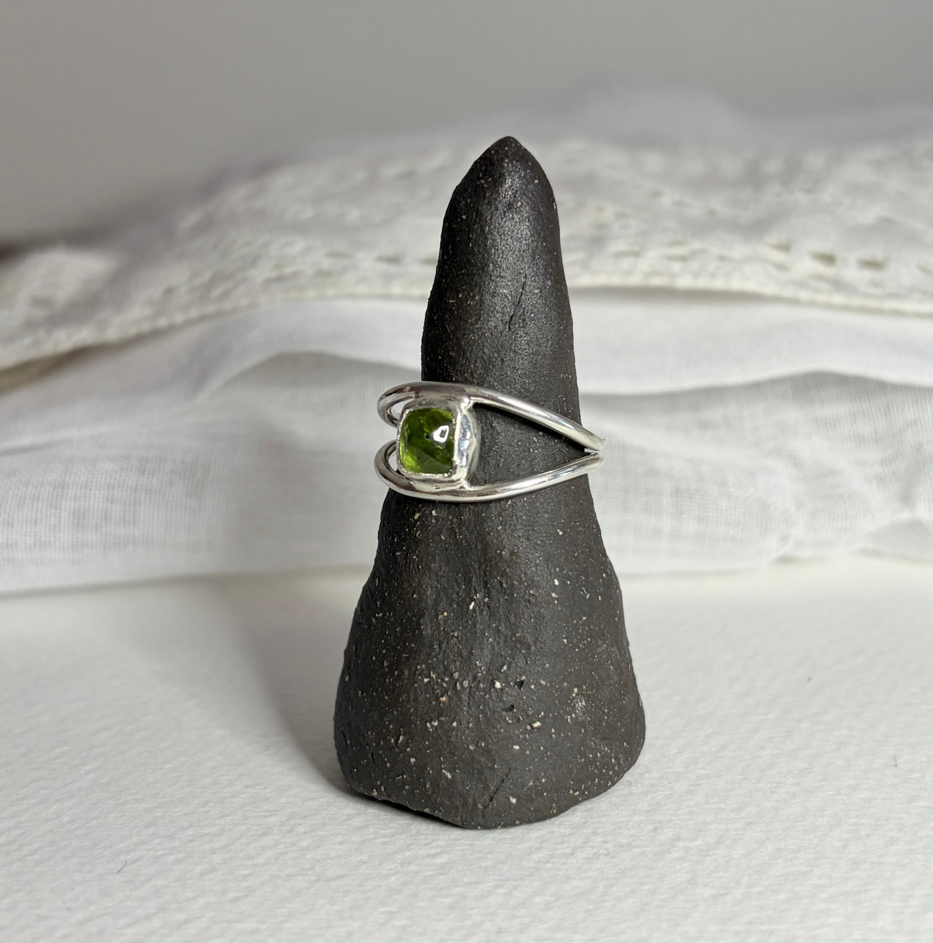 Peridot Ring | Size 8 / Size P 1/2
