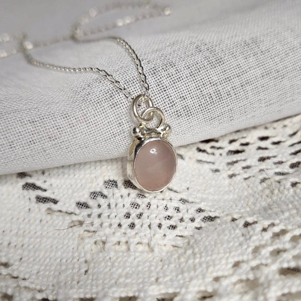 Lavender Chalcedony Necklace Pendant