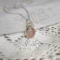 Lavender Chalcedony Necklace Pendant