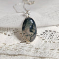 Moss Agate Necklace Pendant