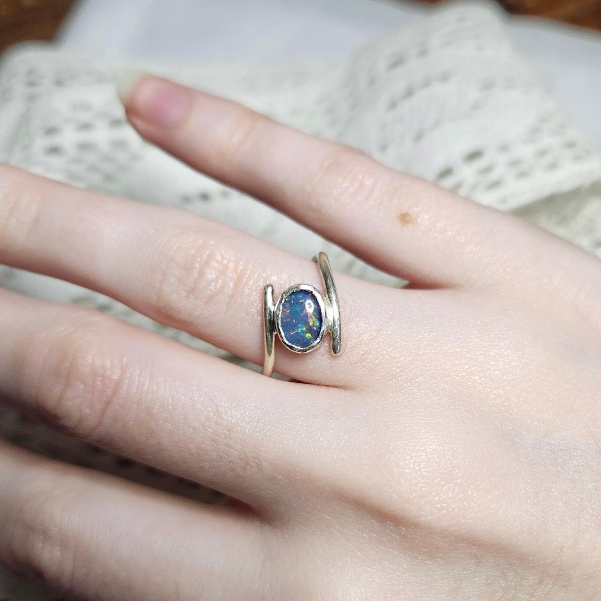 Opal Ring | Size 5.5 / Size K 1/2