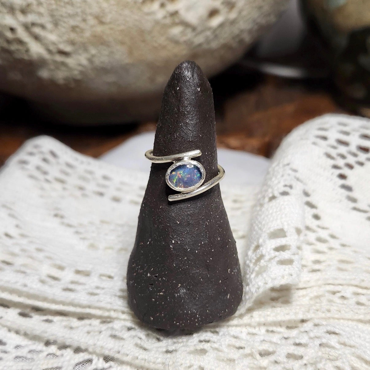 Opal Ring | Size 5.5 / Size K 1/2