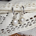 Pearl Hoop Earrings