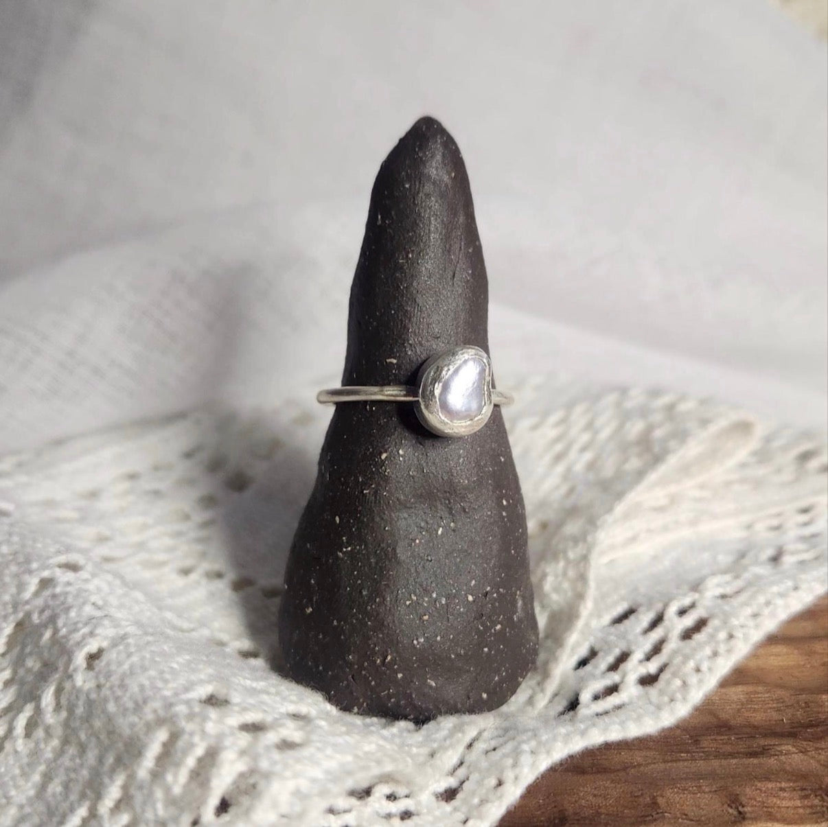 Pearl Ring | Size 8 / Size P 1/2
