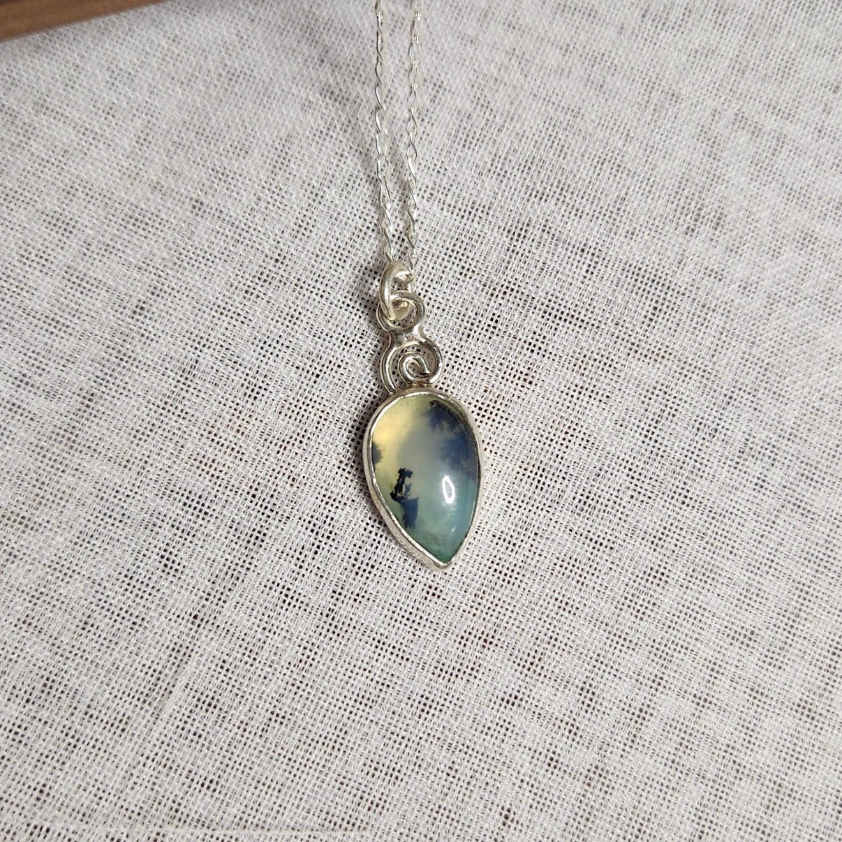Peruvian Opal Necklace Pendant