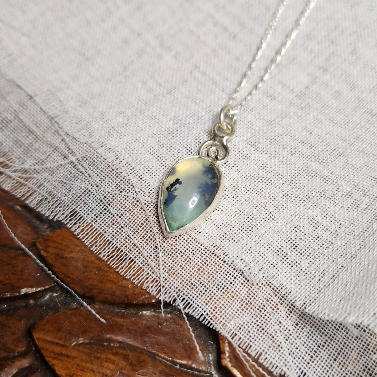Peruvian Opal Necklace Pendant