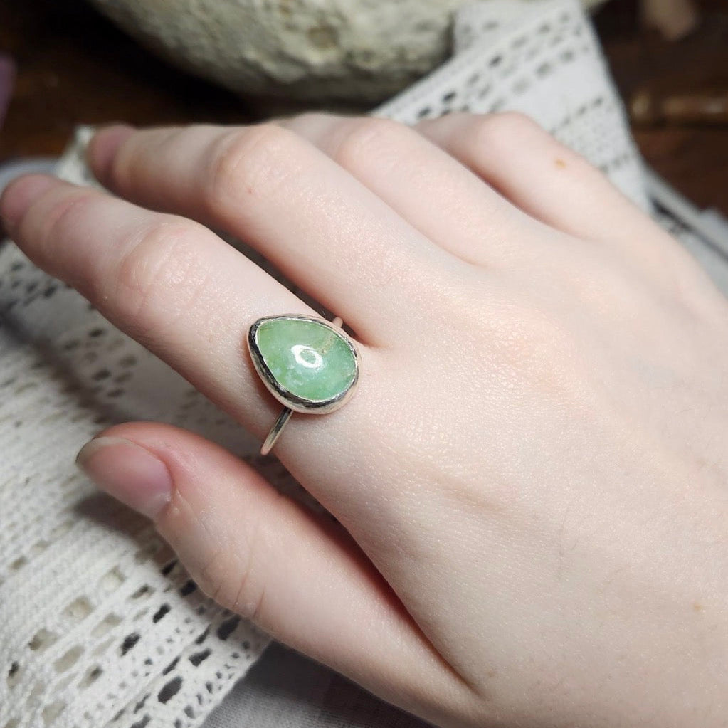 Peruvian Opal Ring | Size 9 / Size R 1/2