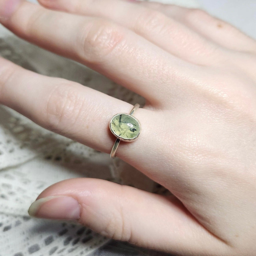Prehnite Ring | Size 6.5 / Size M 1/2