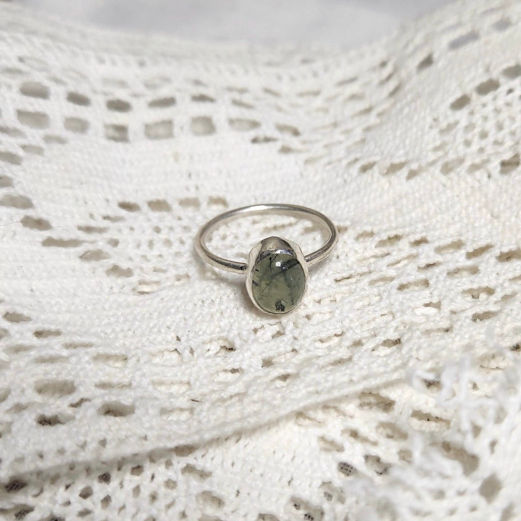 Prehnite Ring | Size 6.5 / Size M 1/2
