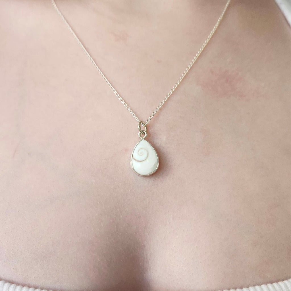 Shiva Eye Shell Necklace Pendant