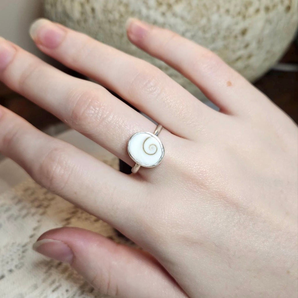 Shiva Eye Shell Ring | Size 6.5 / Size M 1/2