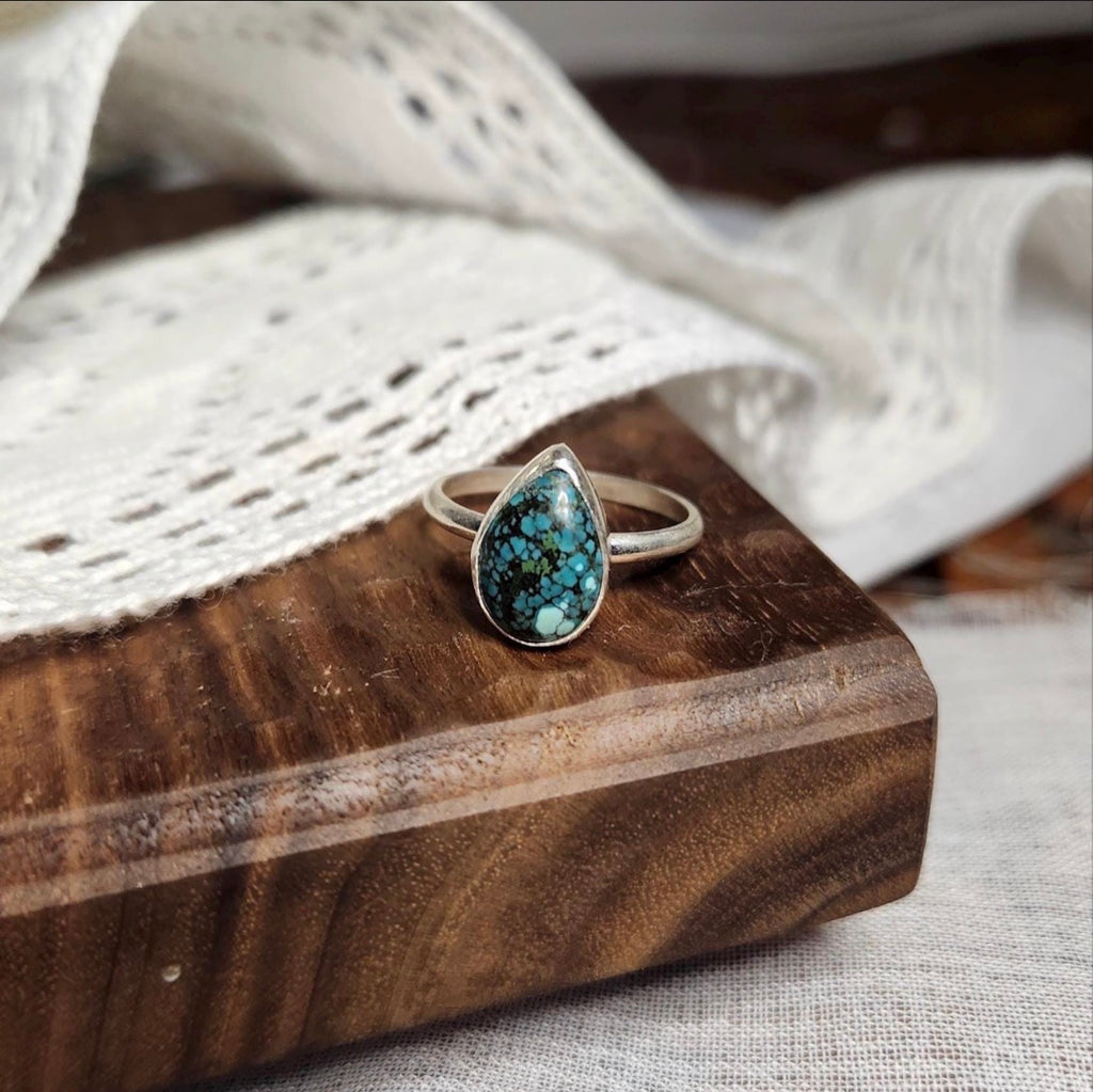 Turquoise Ring | Size 7.5 / Size O 1/2