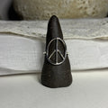 Peace Sign Silver Ring | Size 10.75 / Size V