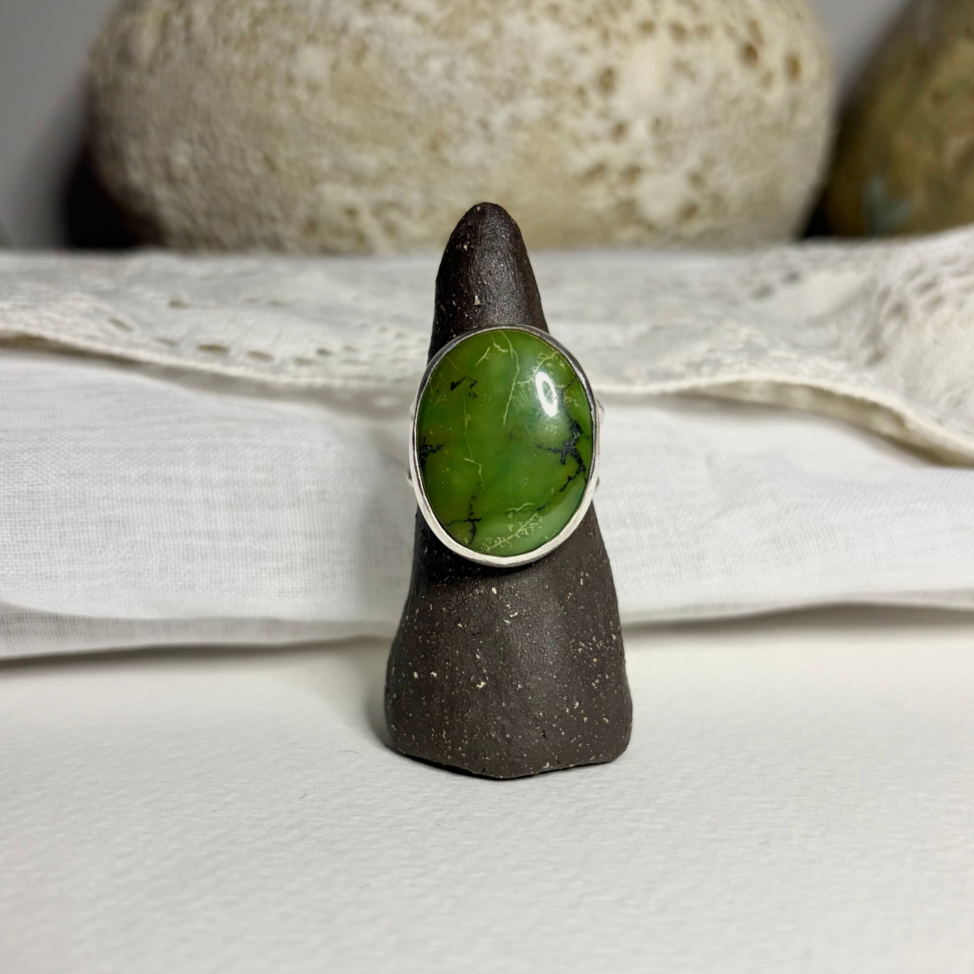 Statement Turquoise Ring | Size 8.25 / Size Q