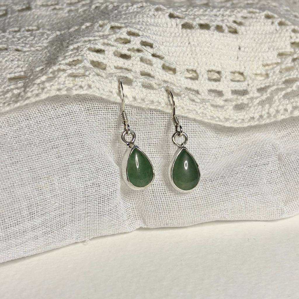 Green Aventurine Dangle Earrings