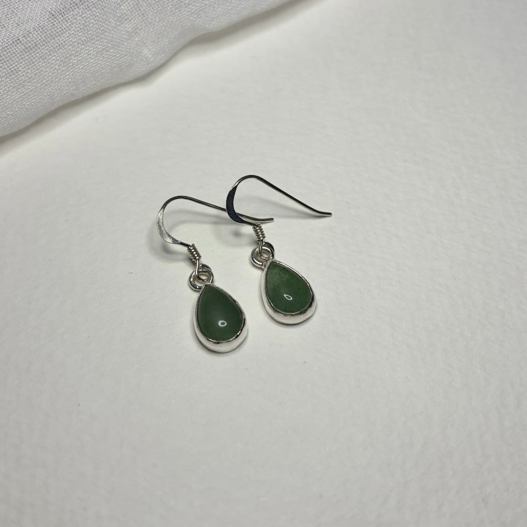 Green Aventurine Dangle Earrings