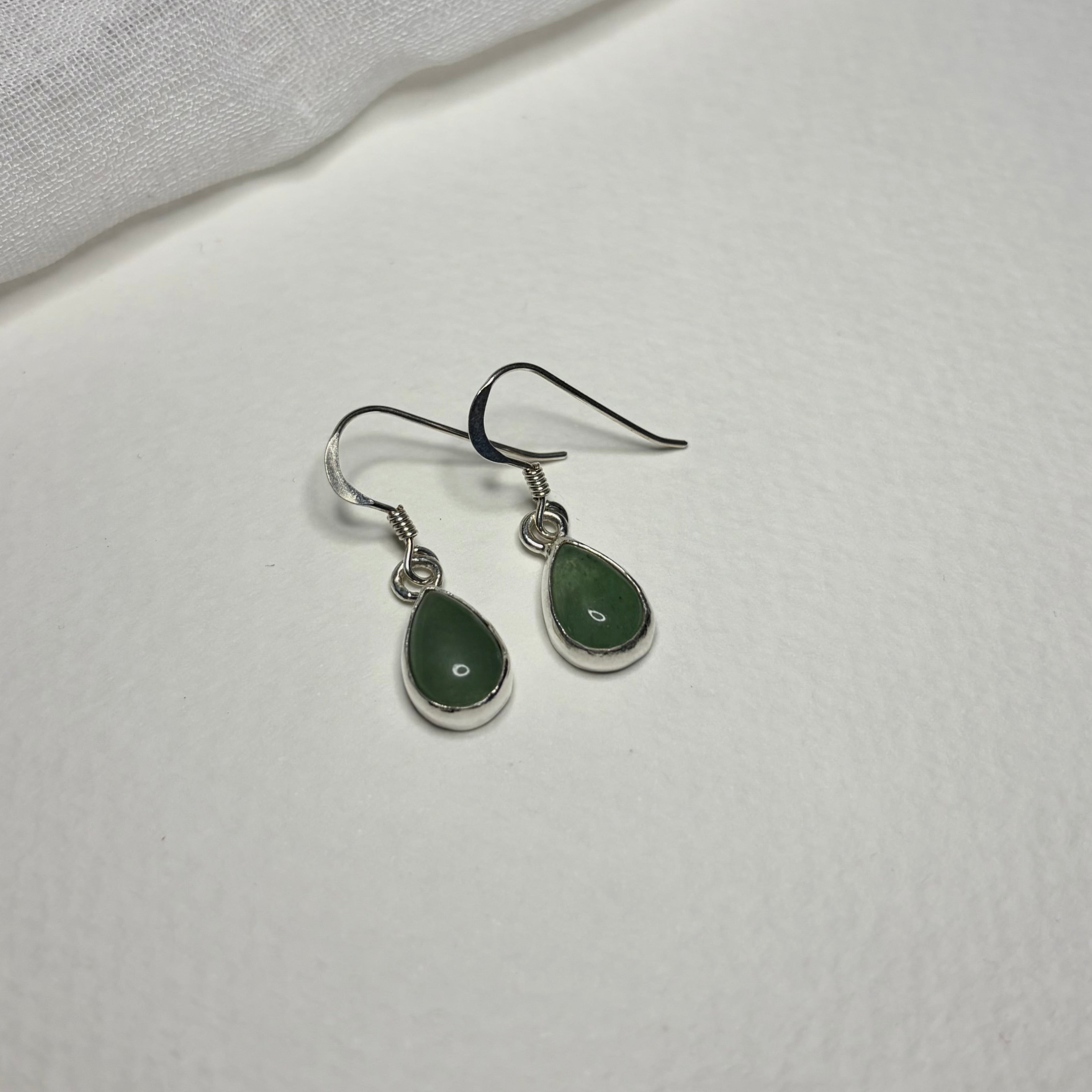 Green Aventurine Dangle Earrings