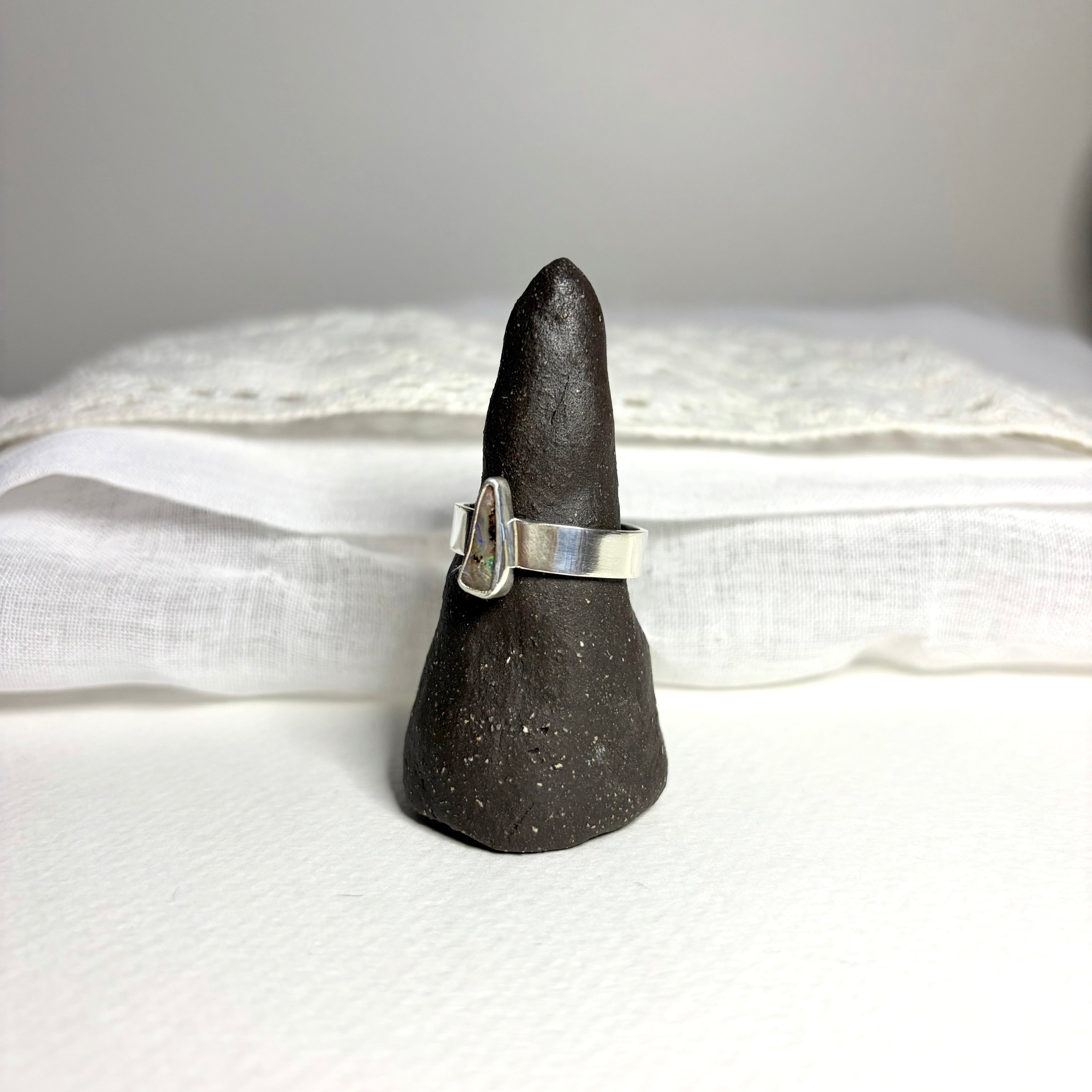 Boulder Opal Ring | Size 9 / Size R 1/2