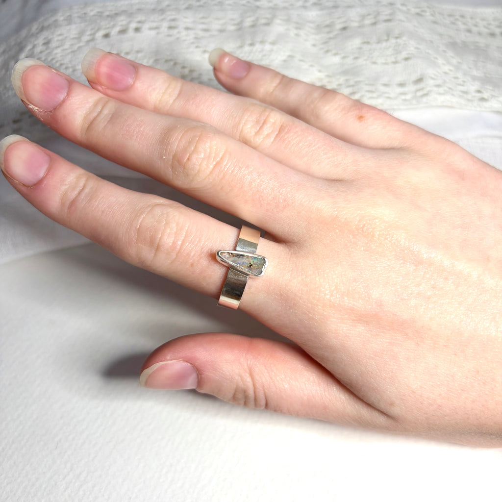 Boulder Opal Ring | Size 9 / Size R 1/2